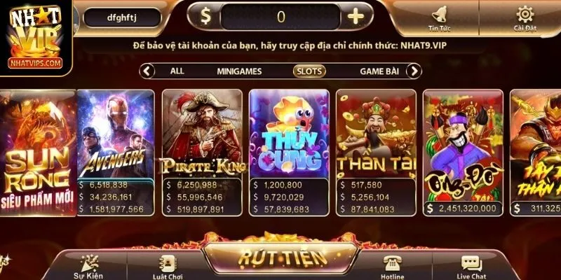 Giao diện của sân chơi được thiết kế hiện đại 